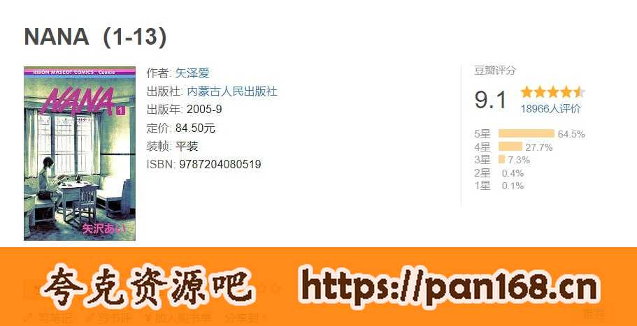 资源《漫画 NANA PDF格式》的海报